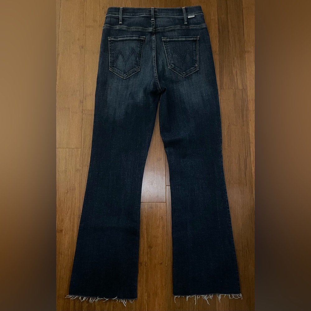 Mother Jeans Bootcut Ankle 26 Hustler Ankle Fray Lust for Life Luxury - Picture 5 of 16